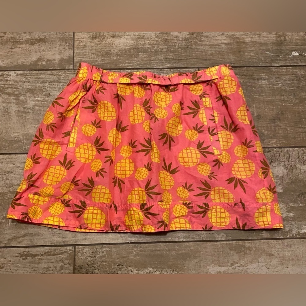 J. Crew pineapple skirt with pockets.